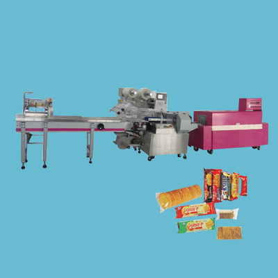 面包糕點CCP-HP450I高速伸縮橫式(枕式)包裝機在小食品生產線中的應用